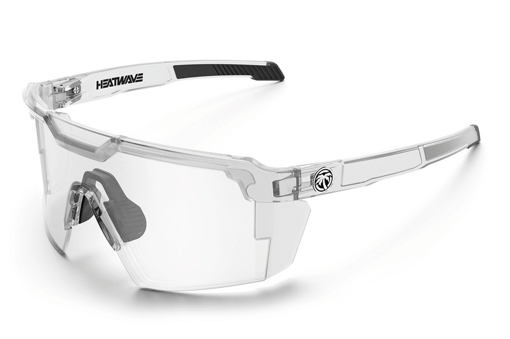 Future Tech Sunglasses: VAPOR CLEAR Frame Photochromic Lens Z87+